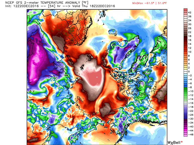 Nhiệt độ Bắc cực nóng lên đến 10 độ trong năm nay