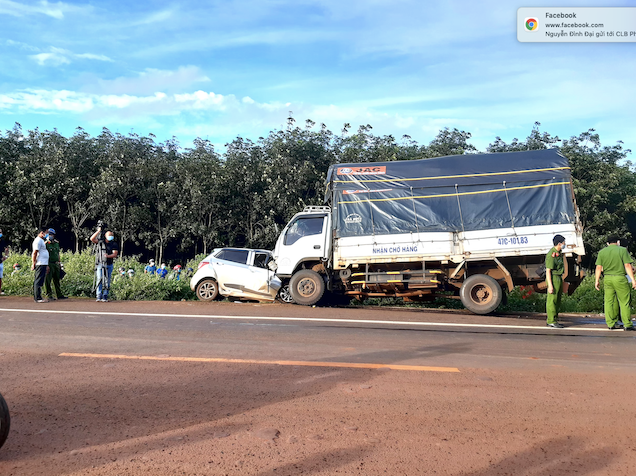 Hiện trường vụ tai nạn