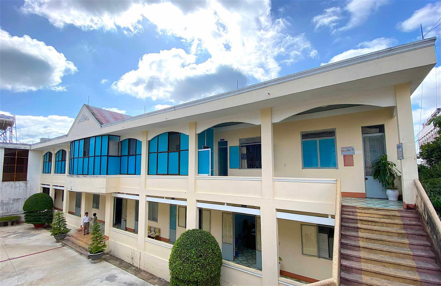 Một góc của Trường Cao đẳng sư phạm Gia Lai. Ảnh: Mộc Trà