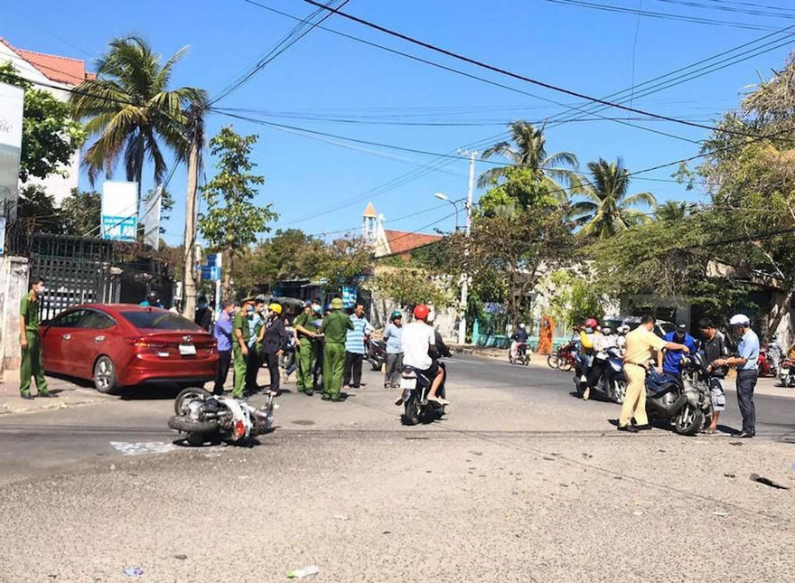 Hiện trường vụ tai nạn 