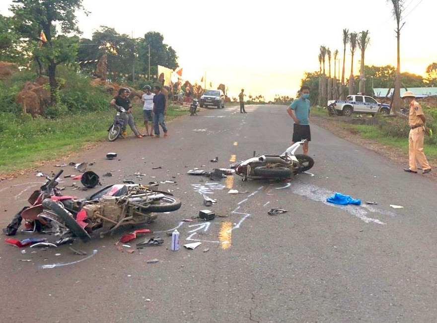 Hiện trường vụ tai nạn