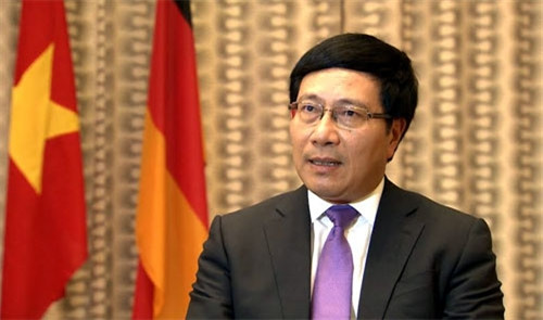 Phó thủ tướng, Bộ trưởng Bộ Ngoại giao Phạm Bình Minh. Ảnh qdnd.vn 