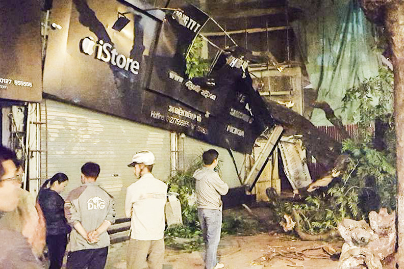 Hiện trường vụ việc.