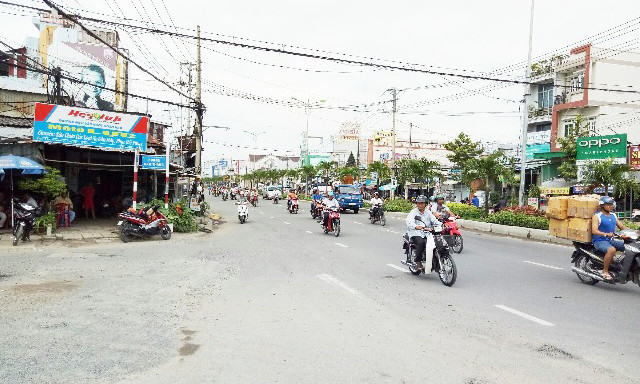 Đoạn đường xảy ra vụ tai nạn.