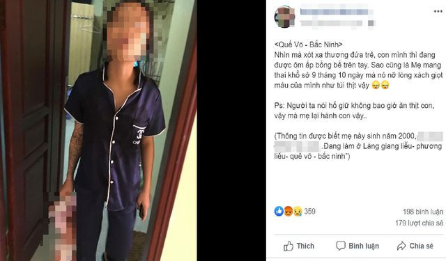 Bản tin 8H: Đằng sau bức ảnh mẹ xách con sơ sinh khiến dân mạng phẫn nộ