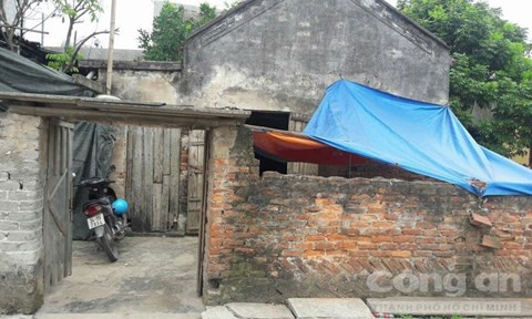 Ngôi nhà nơi xảy ra vụ việc - Ảnh: Mai Hà