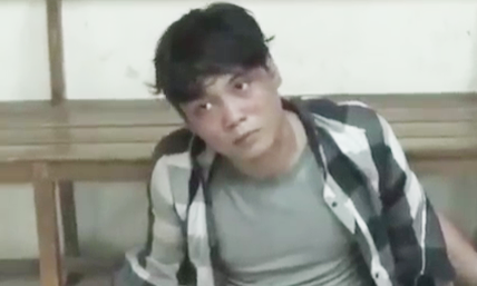 Nghi can cướp xe SH, có 4 tiền án đã bị cảnh sát bắt giữ. Ảnh: Công an cung cấp