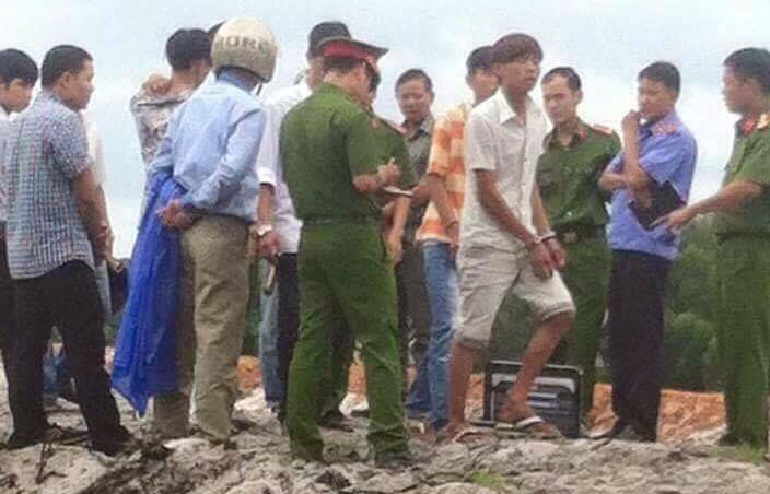 Các đối tượng bị lực lượng chức năng bắt giữ. Ảnh: CTV