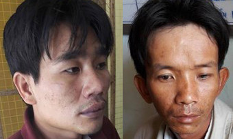 2 đối tượng bị bắt - Ảnh: Lê Huân