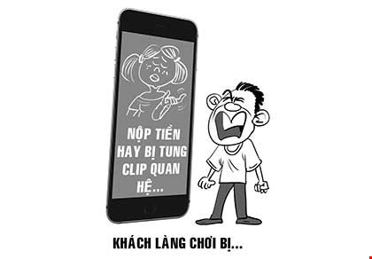 Khách làng chơi bị tiếp viên tống tiền