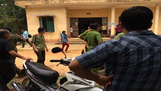 Sau khi gây án, Hà đã đến cơ quan Công an đầu thú