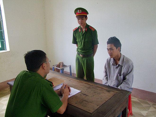 Nguyễn Thành Toàn tại Công an huyện Đắk Glong