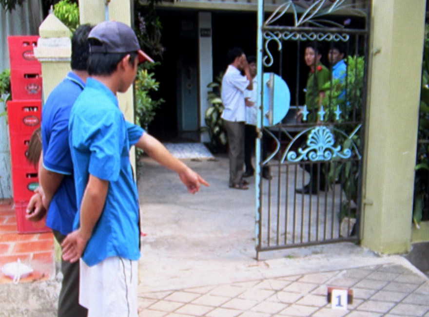 Hiện trường xảy ra vụ án mạng