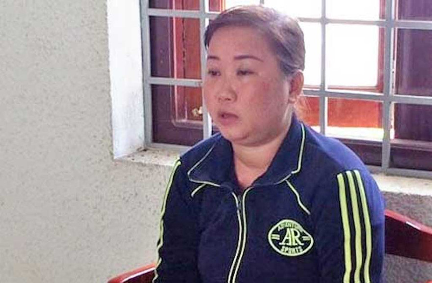 Đối tượng Hà tại cơ quan điều tra