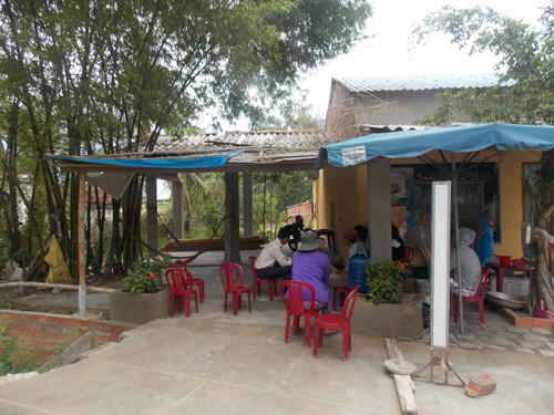 Hiện trường nơi xảy ra vụ việc. Ảnh: Chí Đại