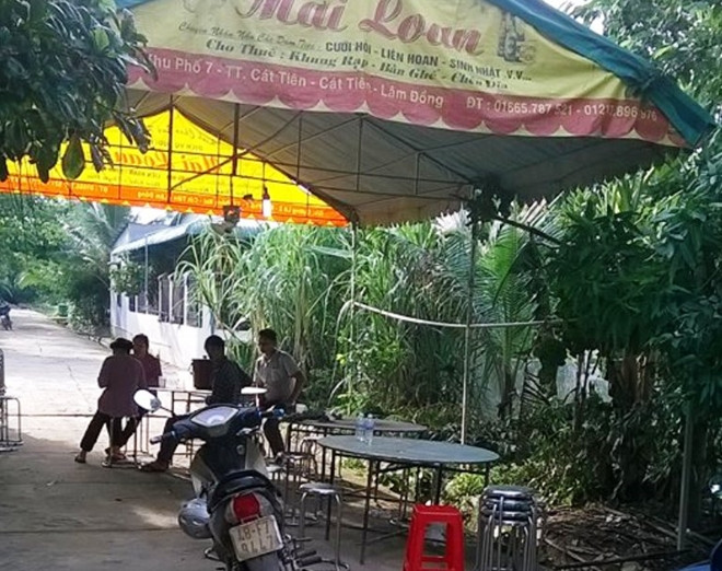 Thi thể anh Quang đã được đưa về quê nhà lo hậu sự