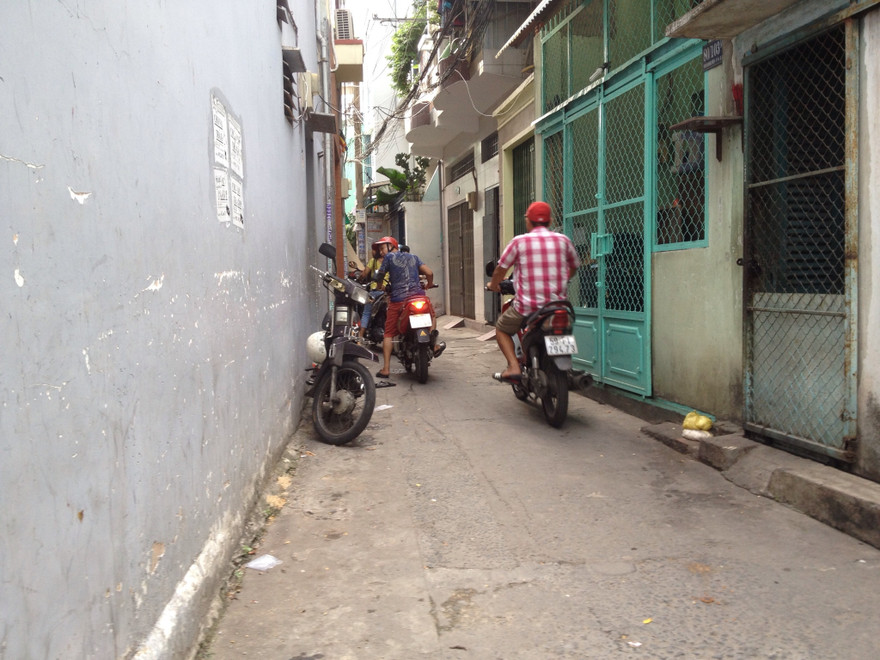 Khu vực vợ chồng anh H. bị cướp giật tài sản