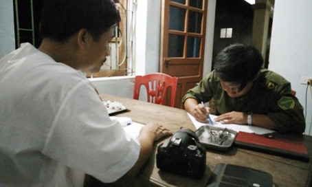 Công an đang làm việc với những người liên quan để xác minh sự việc