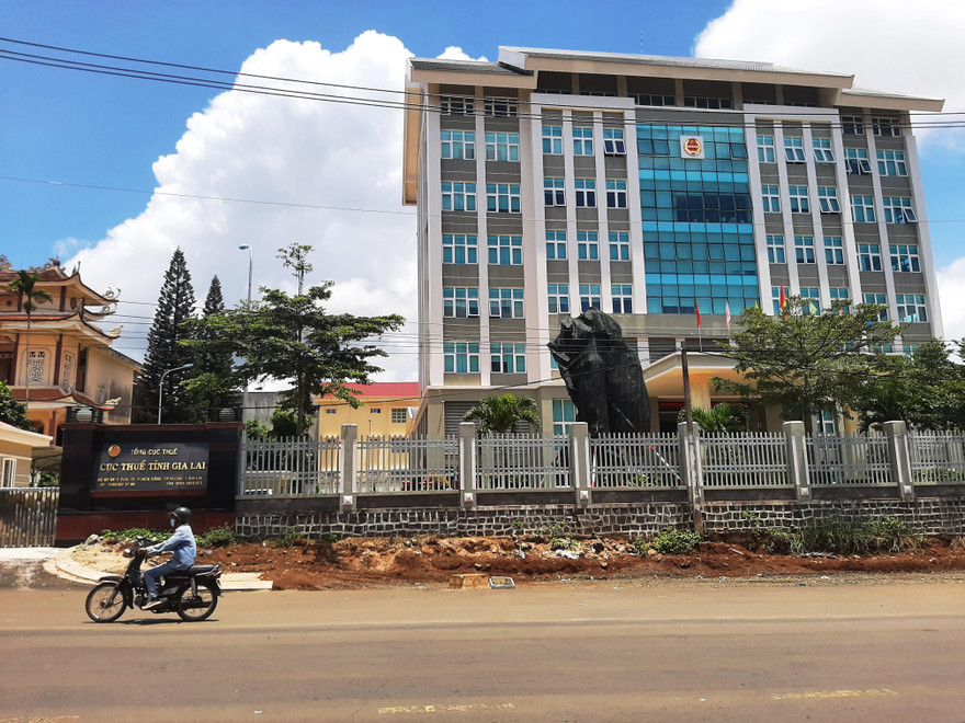 Cục thuế tỉnh Gia Lai, nơi ông Phát làm việc. Ảnh: Đình Văn