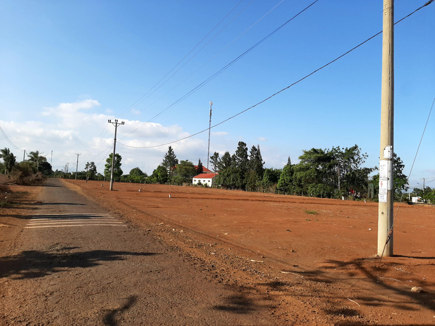 Khu vực phân lô, tách thửa của ông Trần Xuân Hùng ở xã A Dơk, huyện Đak Đoa. Ảnh: Đình Văn