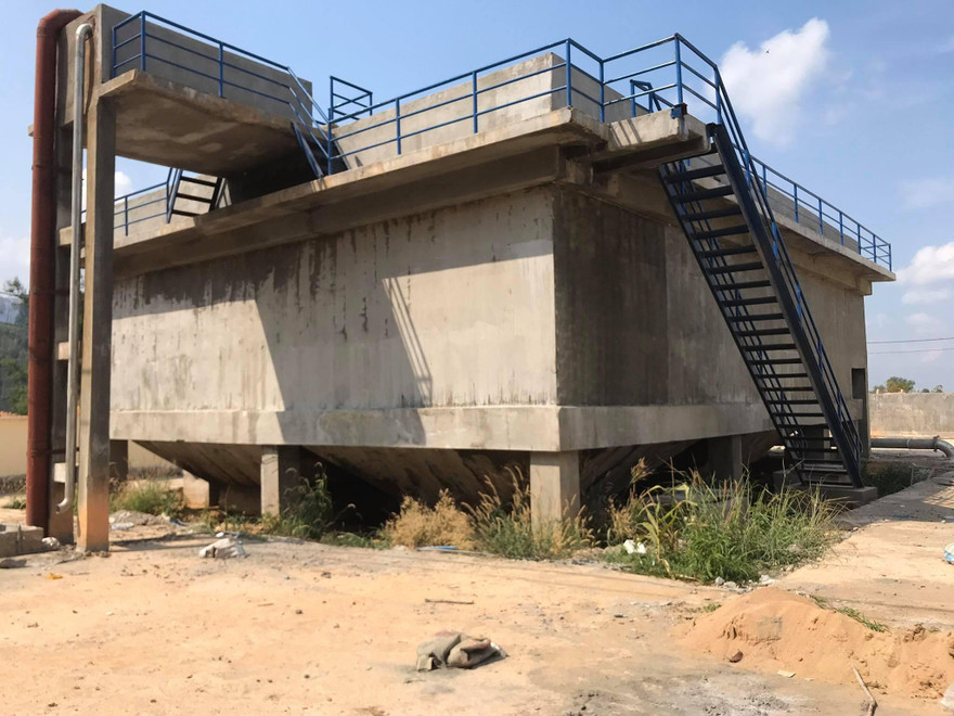 Một hạng mục của dự án cấp nước 99 tỷ đồng tại huyện Ia H’Drai. Ảnh: Đình Văn