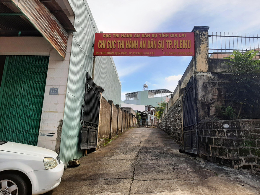 Trụ sở Chi cục Thi hành án thành phố Pleiku