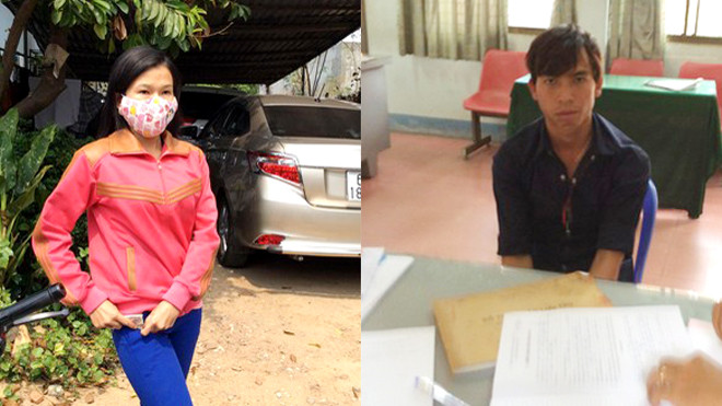 Cô gái và đồng bọn được các “hiệp sĩ” đưa về trụ sở công an