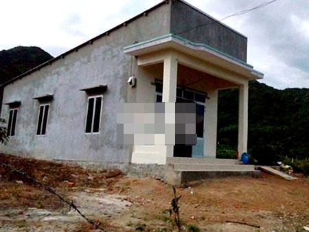 Căn nhà xảy ra vụ án mạng