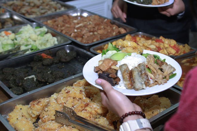 Món ăn được chế biến rất đẹp mắt. Ảnh: Ngọc Lan