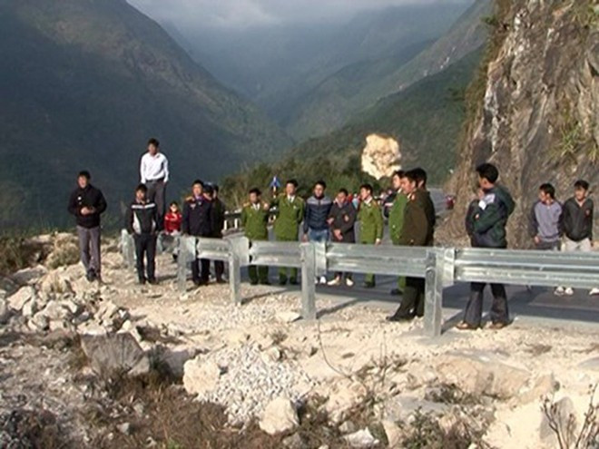 Hiện trường nơi xác nạn nhân được tìm thấy