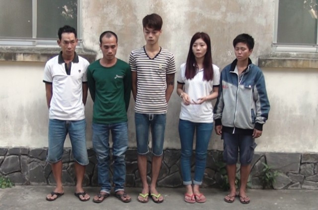 Nhóm thanh niên sử dụng ma tuý trong nhà nghỉ