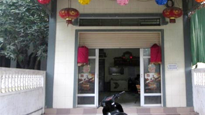 Nhà bạn của Đức nơi xảy ra sự việc