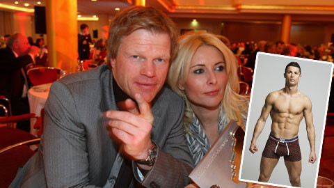 Cựu danh thủ khoái nhìn bụng Ronaldo hơn ngắm vợ