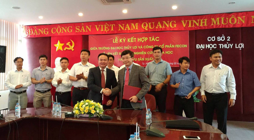 Đại học Thủy Lợi Cơ sở 2 với Công ty cổ phần Fecon hợp tác tìm việc làm cho sinh viên