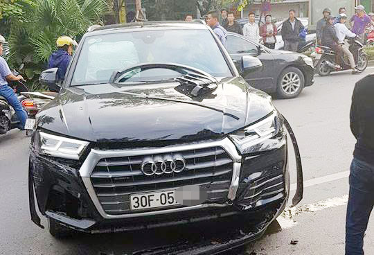 Hiện trường vụ tai nạn.