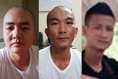 Các đối tượng bị bắt giữ. Ảnh: CAND