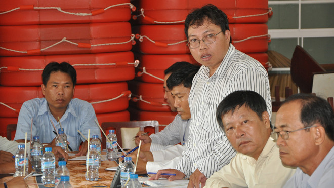 Cuộc họp bàn giải pháp đưa 61 ngư dân về nước.