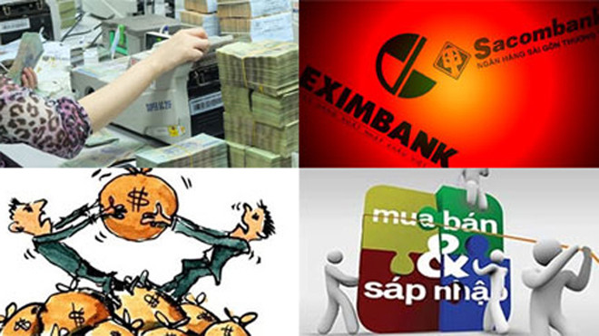 Sáp nhập tất yếu hay chạy nợ xấu?. Ảnh: ST