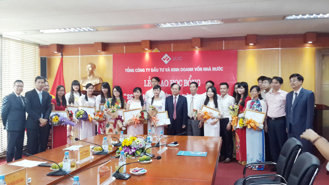 SCIC trao học bổng 16 sinh viên xuất sắc