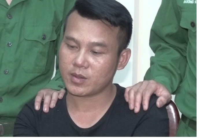 Đối tượng vận chuyển ma túy Trần Công Chính. Ảnh: BPQT.