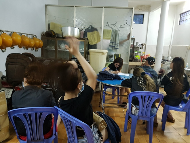 Các đối tượng sử dụng trái phép chất ma túy.