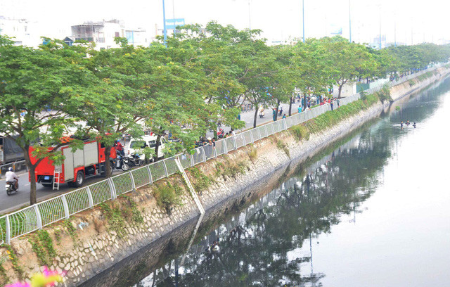 Con kênh Tàu Hủ nơi nam thanh niên nhảy xuống và mất tích