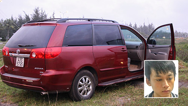 Nghi phạm Tuấn khi bị bắt giam