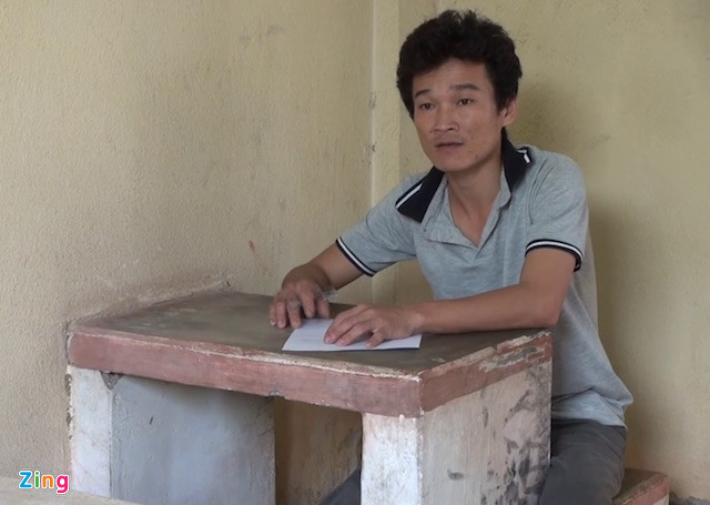 Nghi phạm tại cơ quan điều tra. Ảnh: C.A.