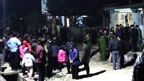 Hiện trường bị phong toả trong buổi thực nghiệm