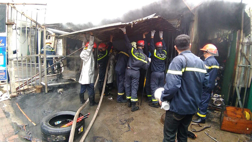 Hiện trường vụ cháy