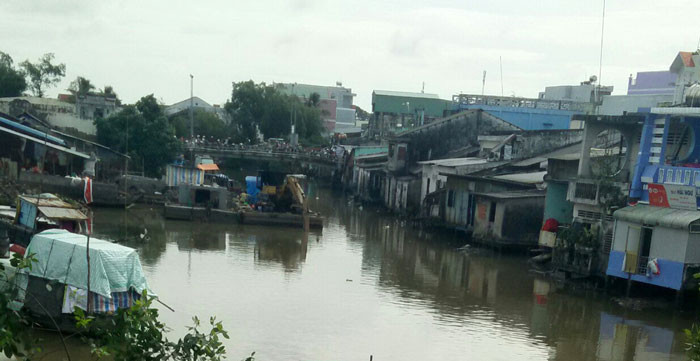 Toàn cảnh cầu Vĩnh Châu nơi xảy ra vụ việc