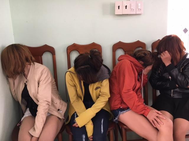 Các đối tượng tại cơ quan Công an