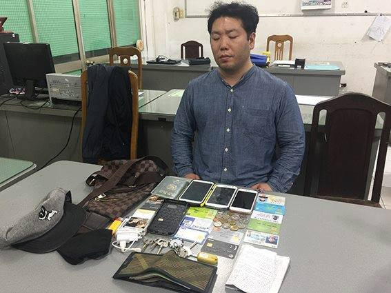 Nghi can Noh Daeryong tại cơ quan công an