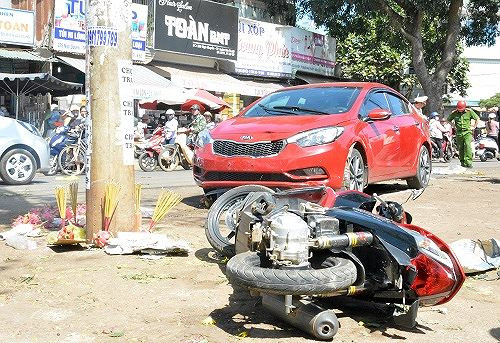 Hiện trường vụ tai nạn